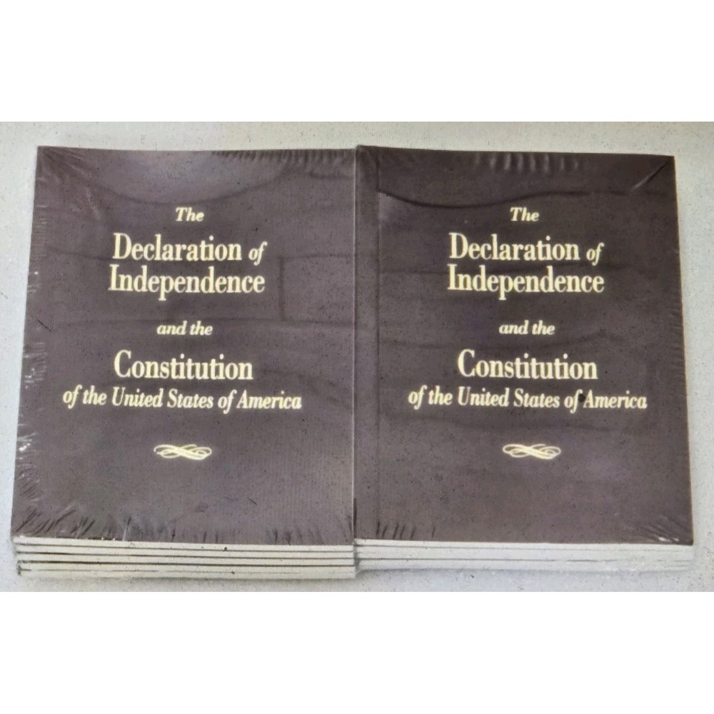 Pack Of 10 Pocket Constitution United States & Declaration Of Independence Cato‎